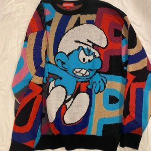 Supreme Smurf Sweater